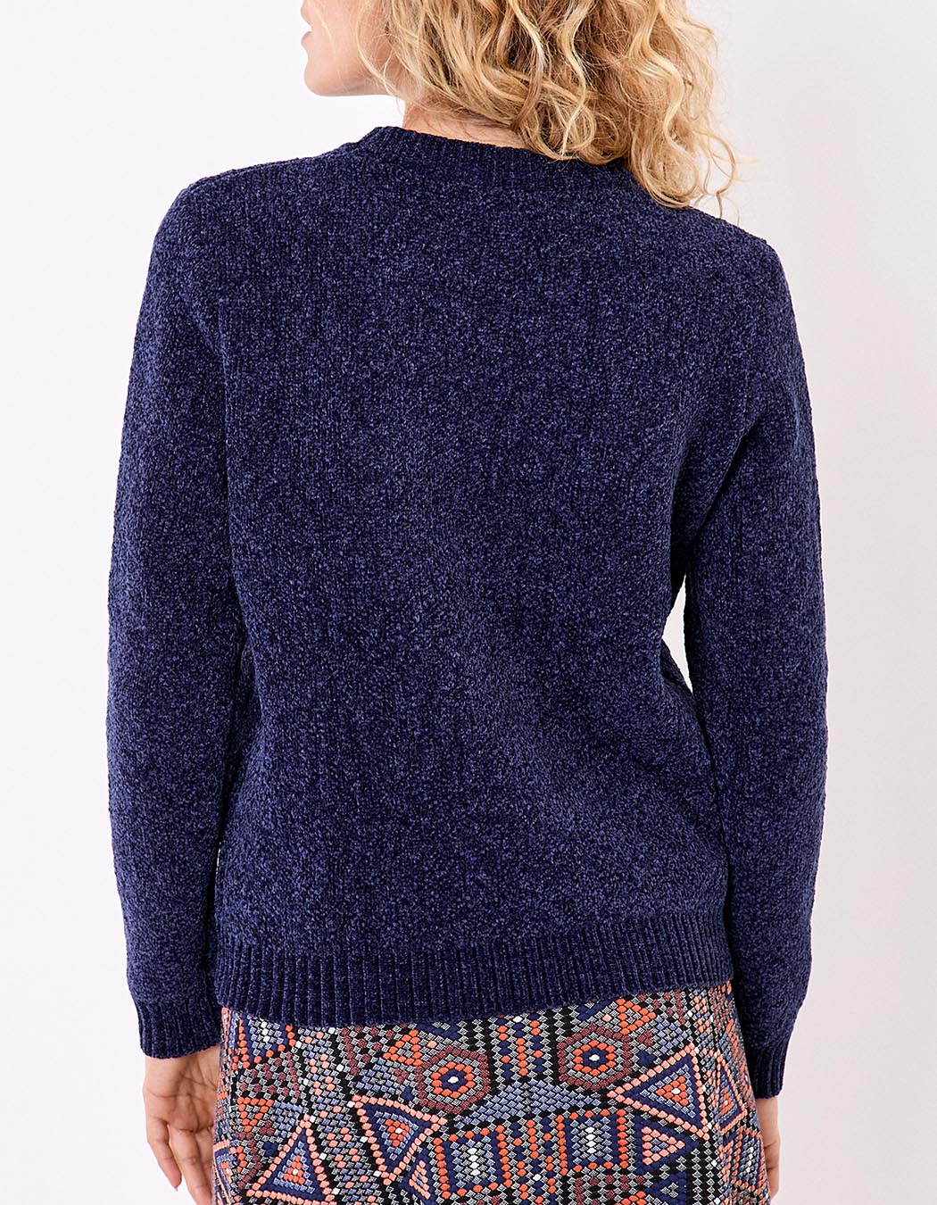 Pull maille duveteuse imprimé La Fiancée