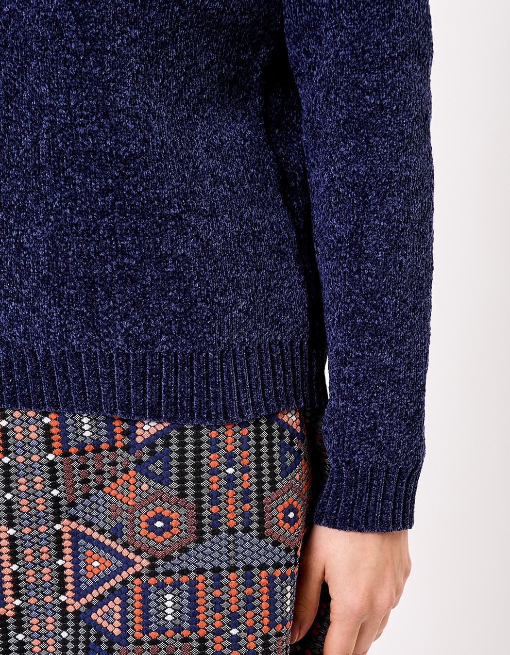 Pull maille duveteuse imprimé La Fiancée
