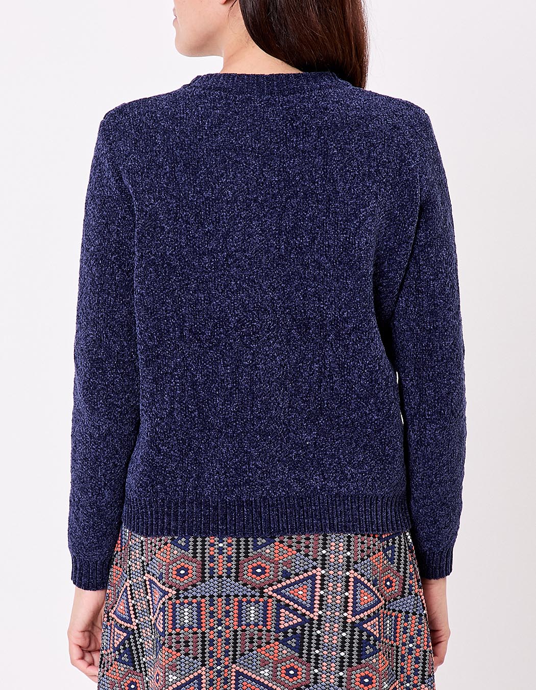 Pull maille duveteuse imprimé La Fiancée
