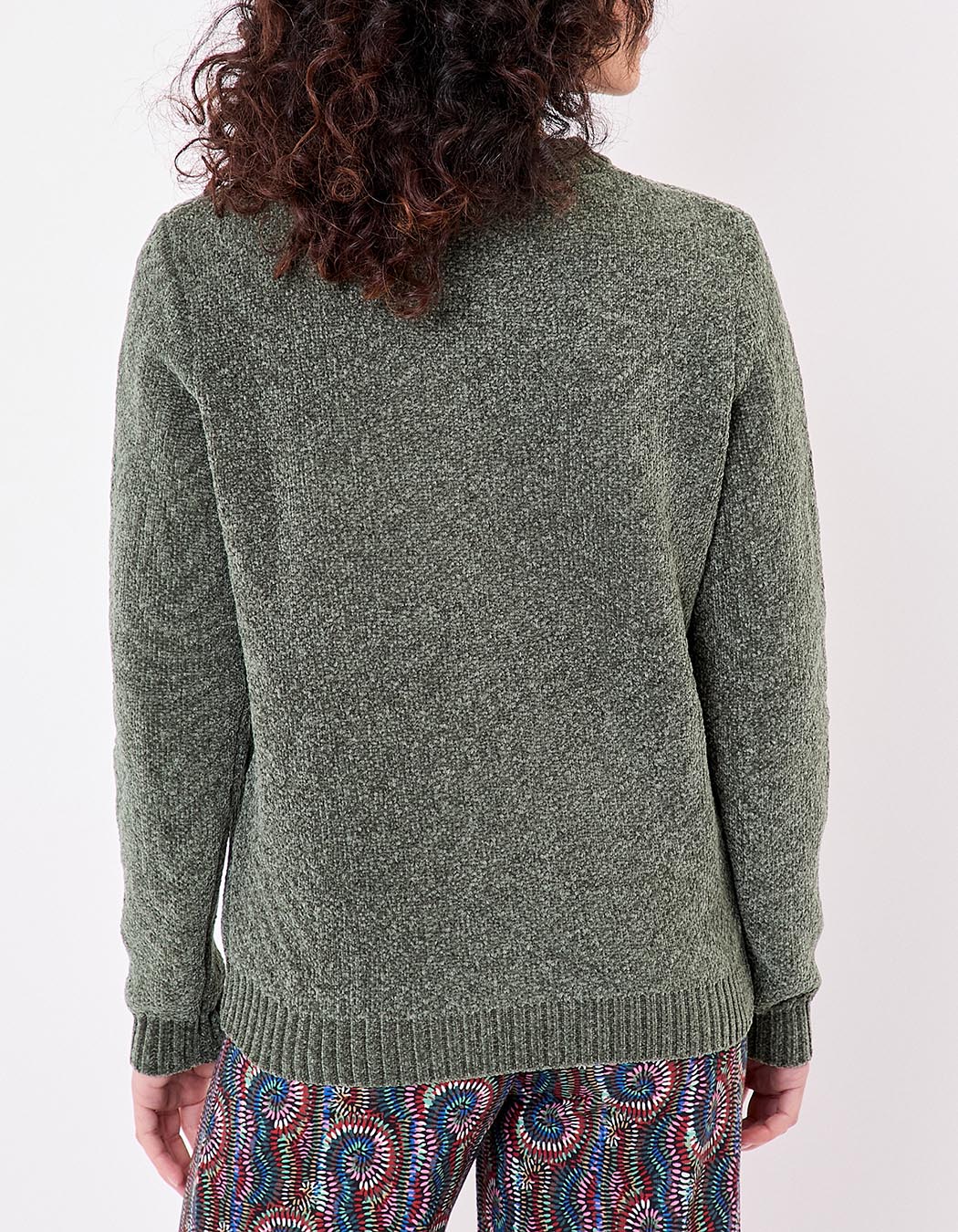 Pull maille duveteuse imprimé La Fiancée