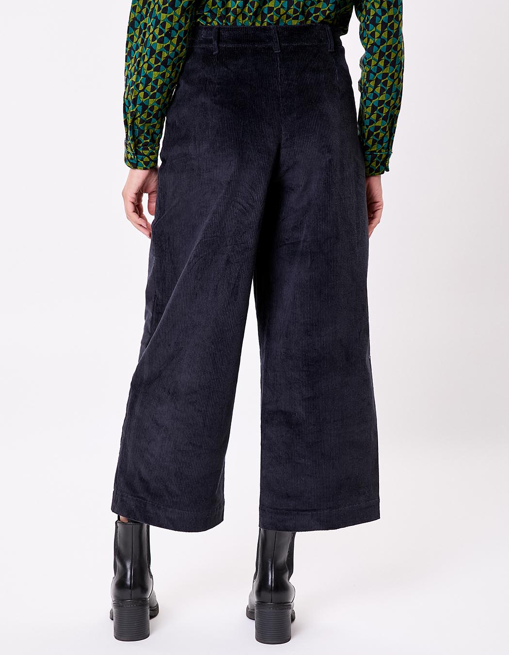Pantalon velours large 7/8 imprimé La Fiancée