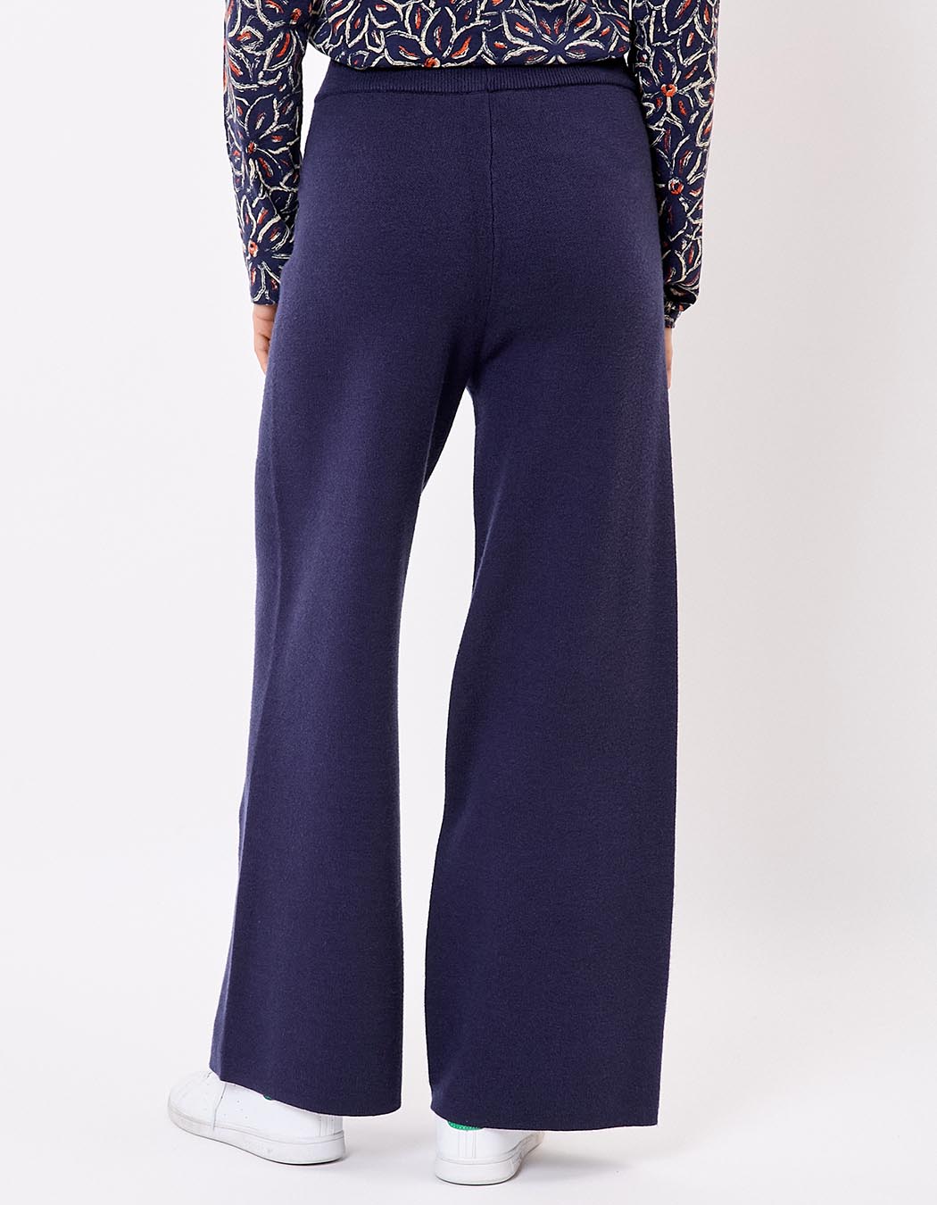 Pantalon maille large imprimé La Fiancée