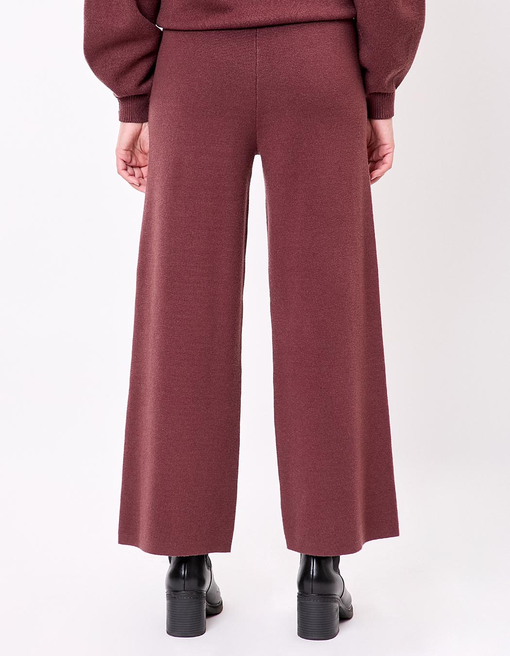 Pantalon maille large imprimé La Fiancée