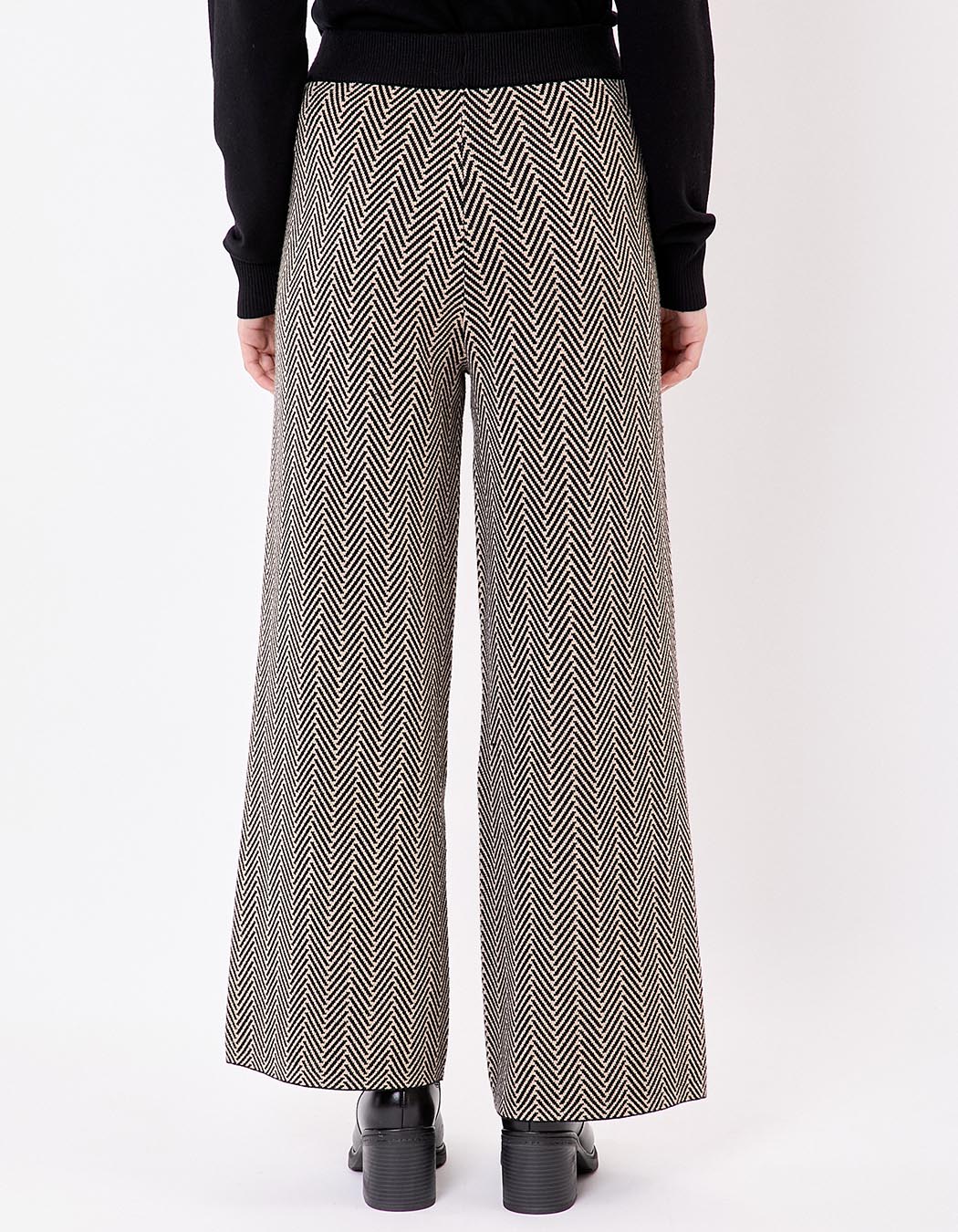 Pantalon maille large imprimé La Fiancée