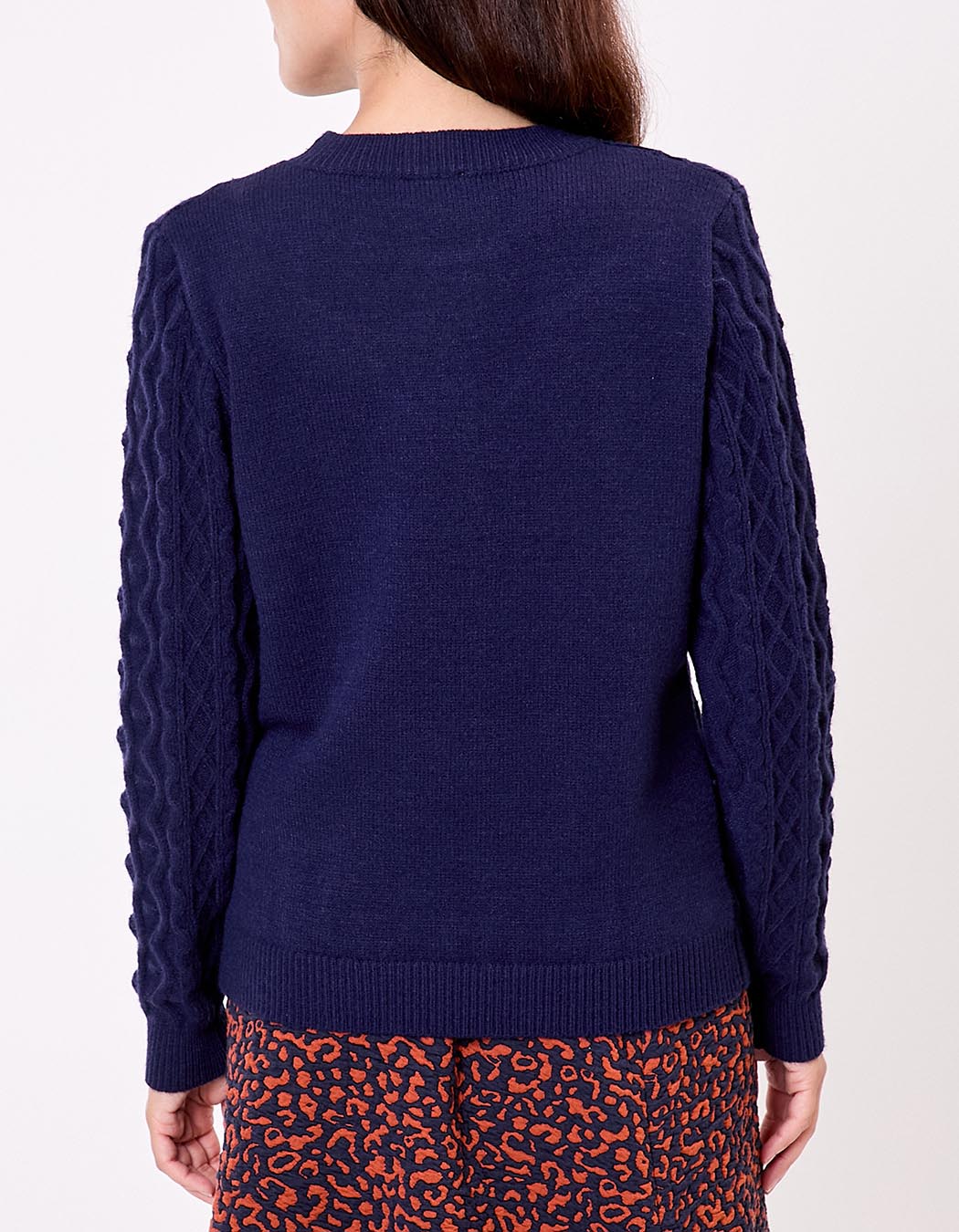 Pull maille brodée imprimé La Fiancée