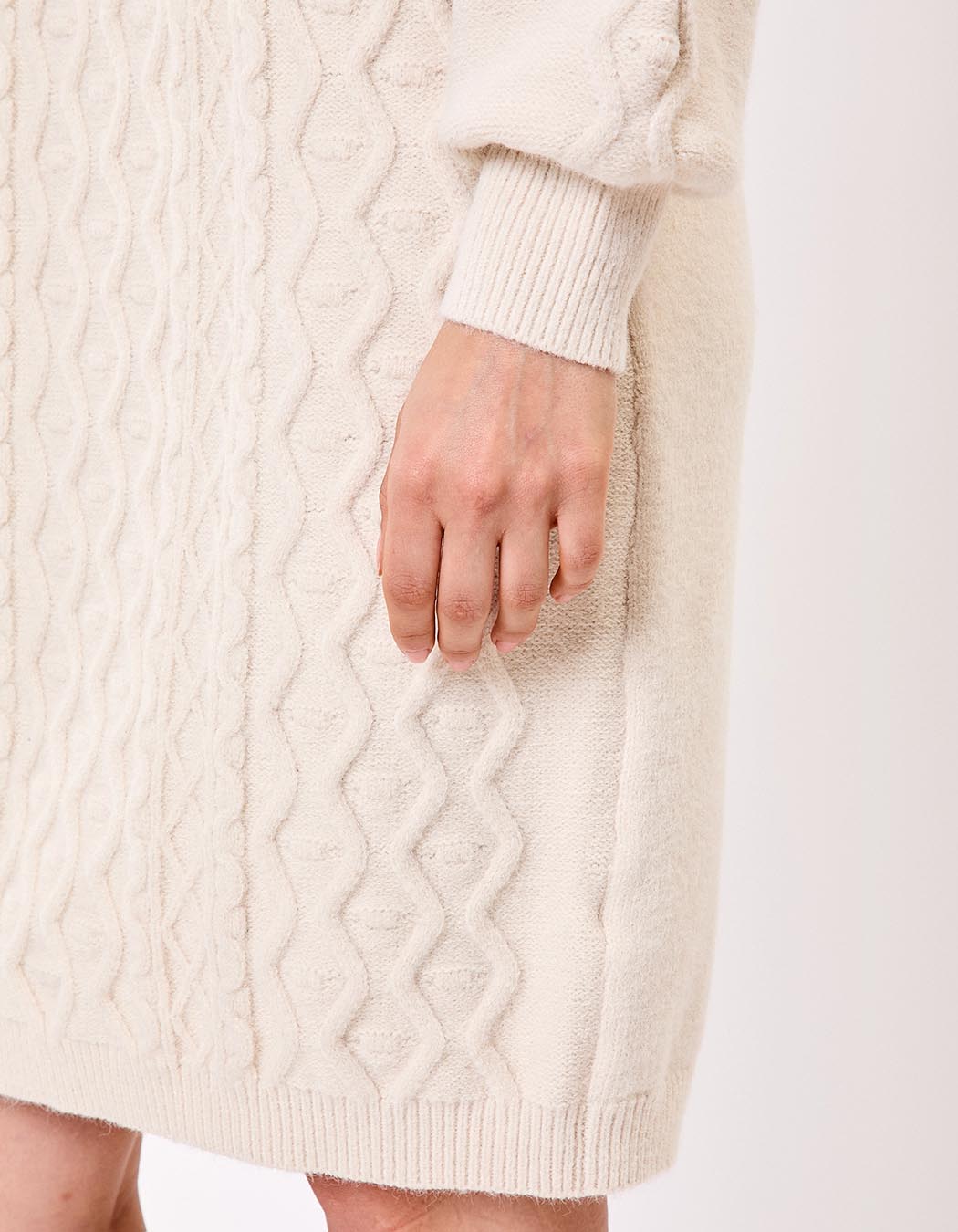 Robe pull maille fantaisie imprimé La Fiancée