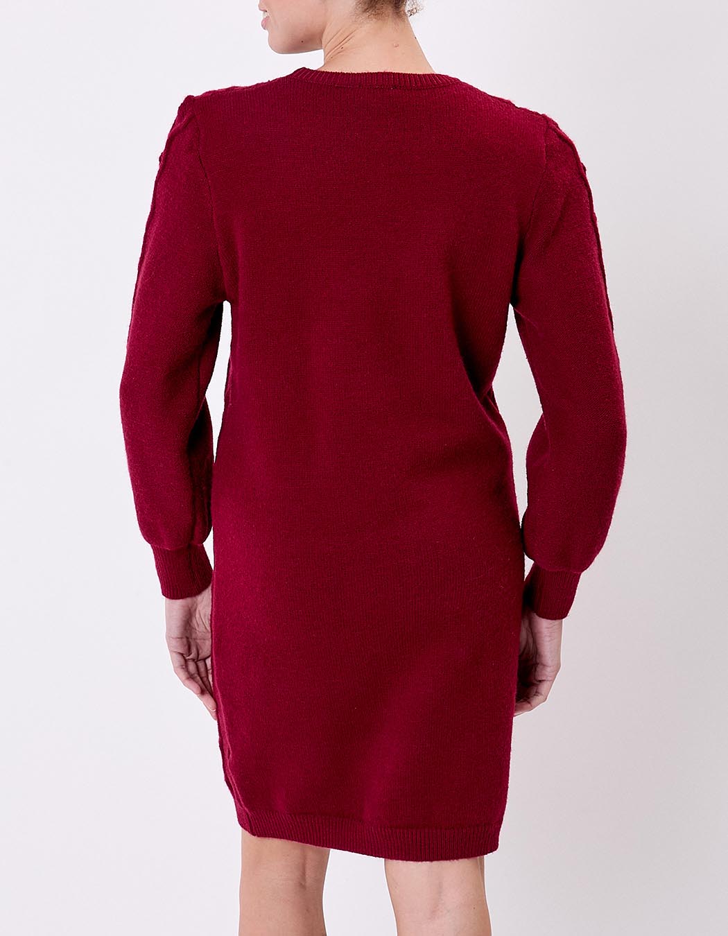 Robe pull maille fantaisie imprimé La Fiancée