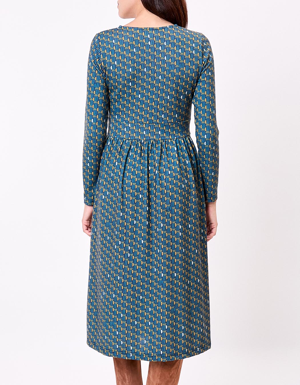 Robe midi maille imprimé La Fiancée