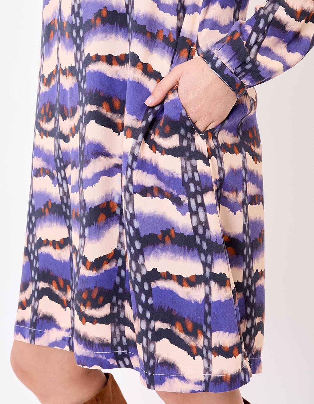 Robe fluide évasée imprimé La Fiancée