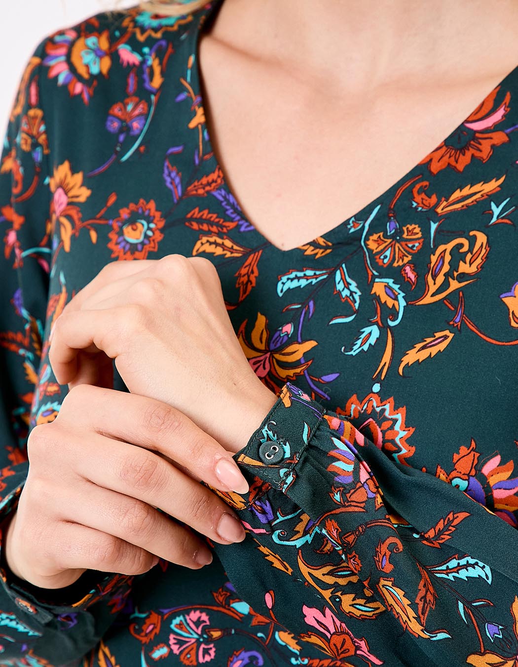 Robe fluide évasée imprimé La Fiancée