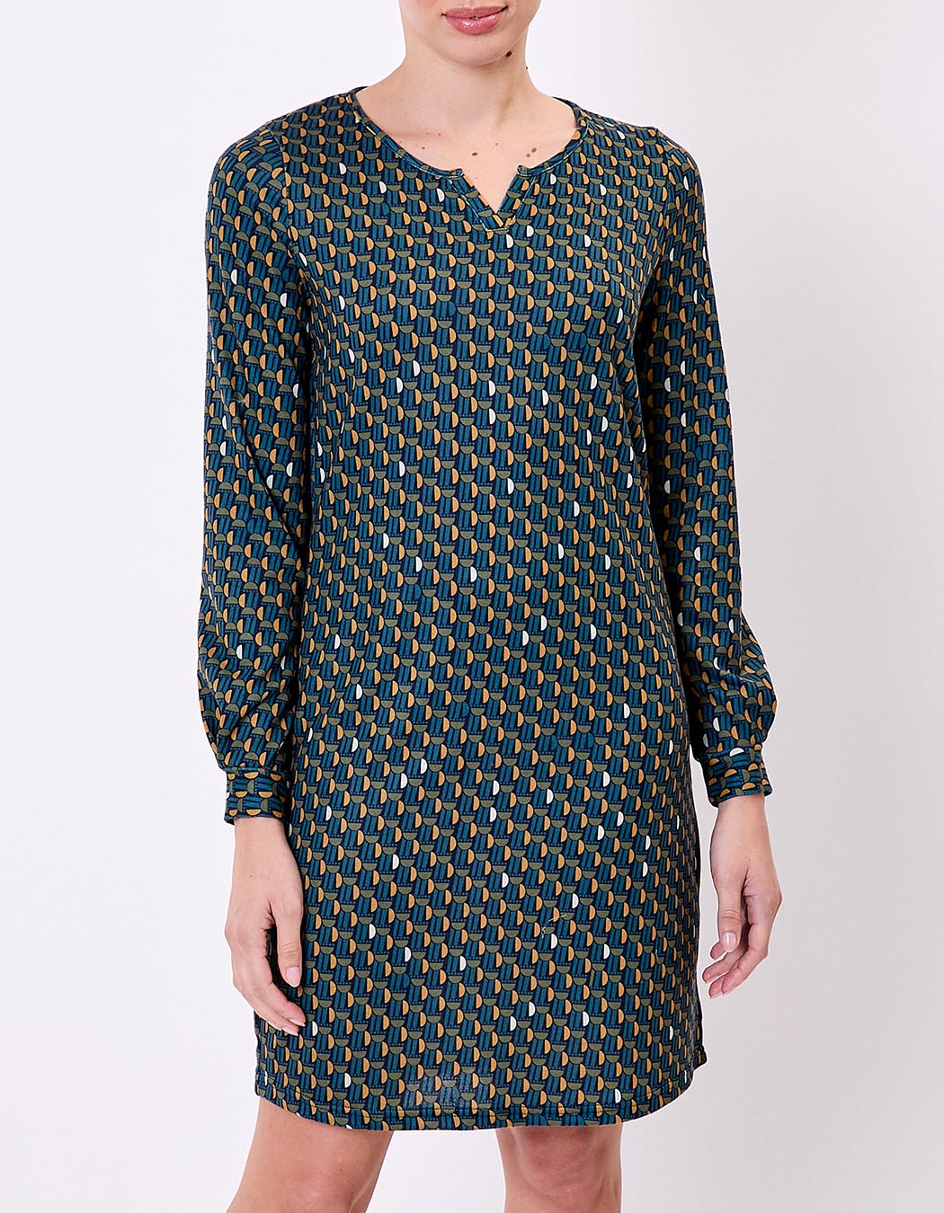 Robe maille fluide imprimé La Fiancée