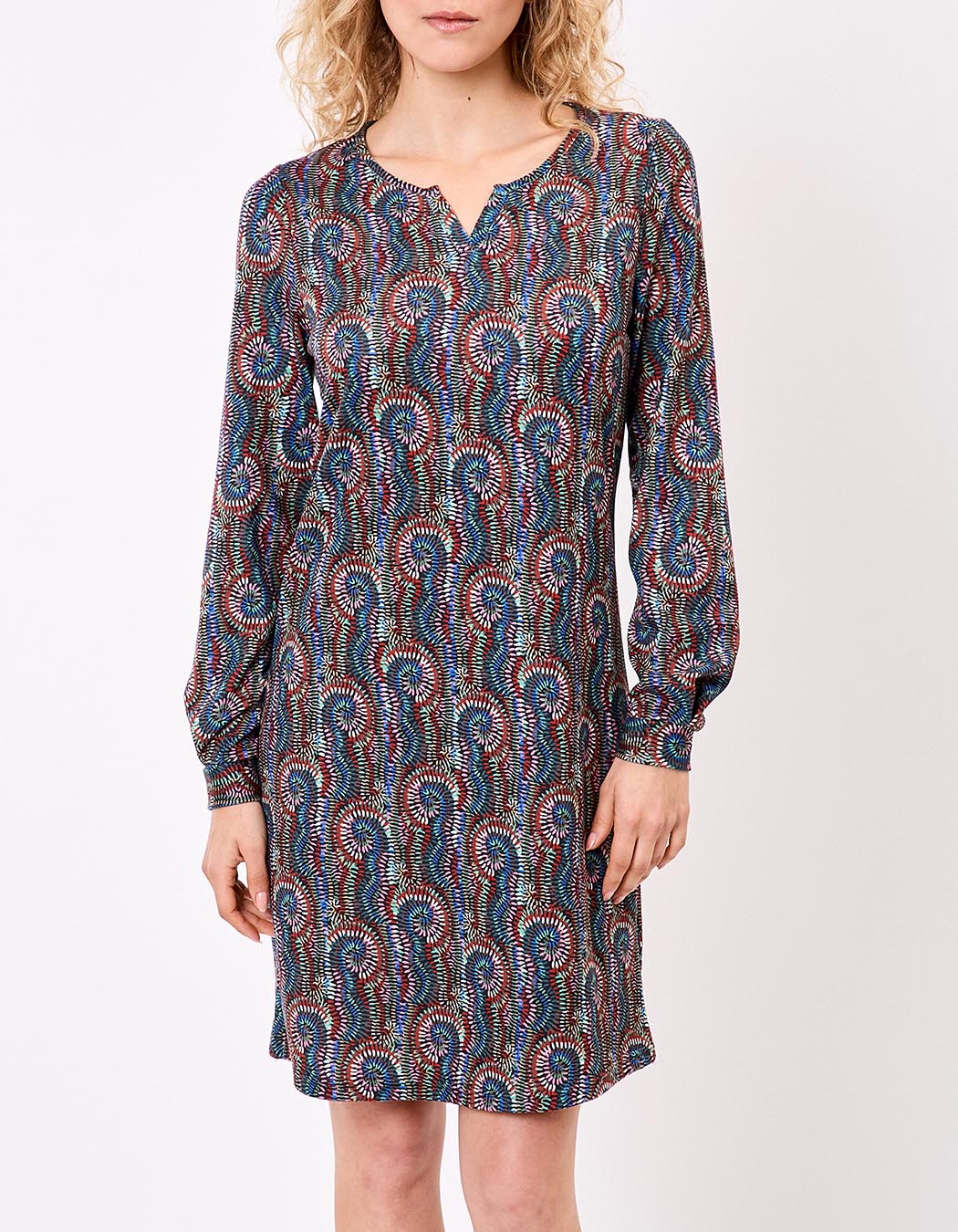 Robe maille fluide imprimé La Fiancée
