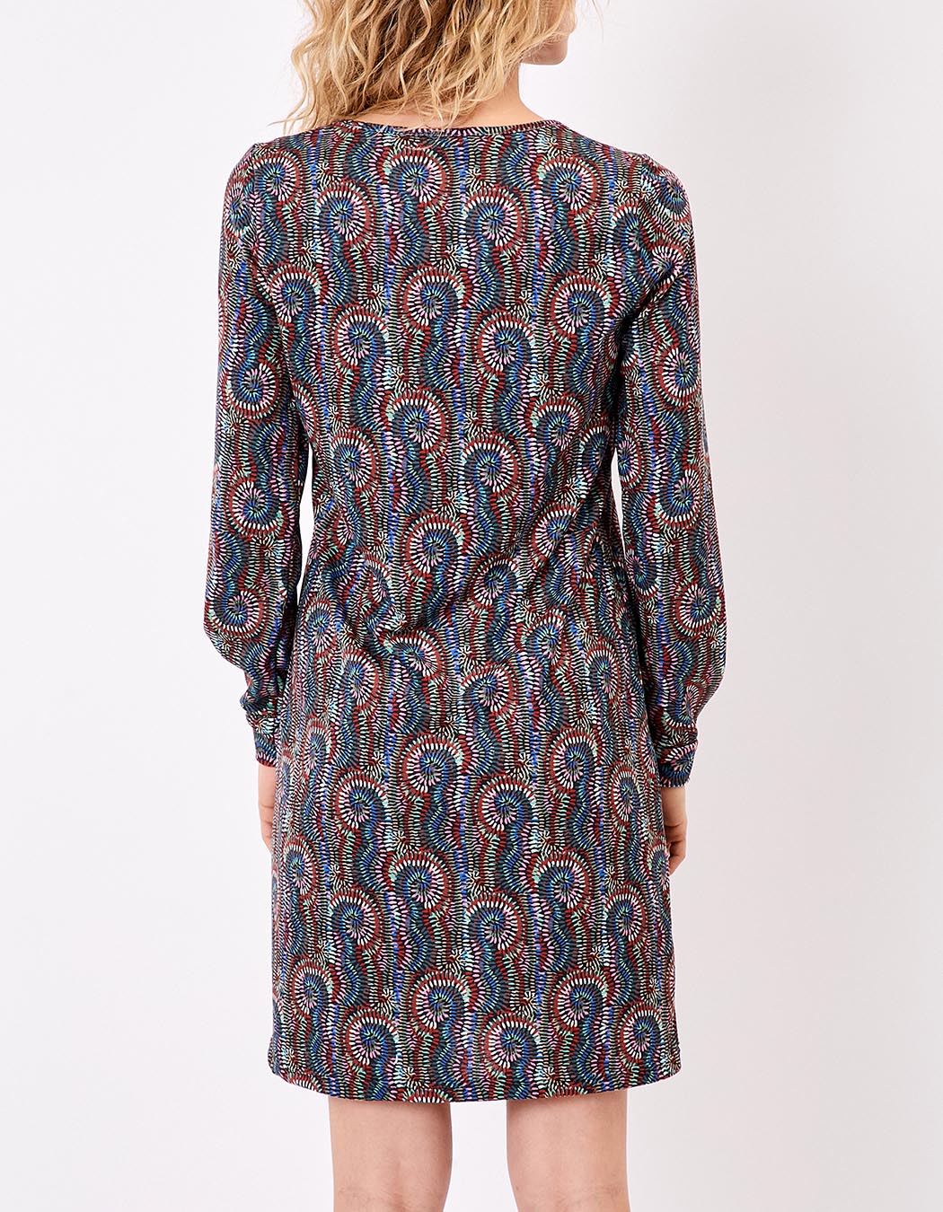 Robe maille fluide imprimé La Fiancée