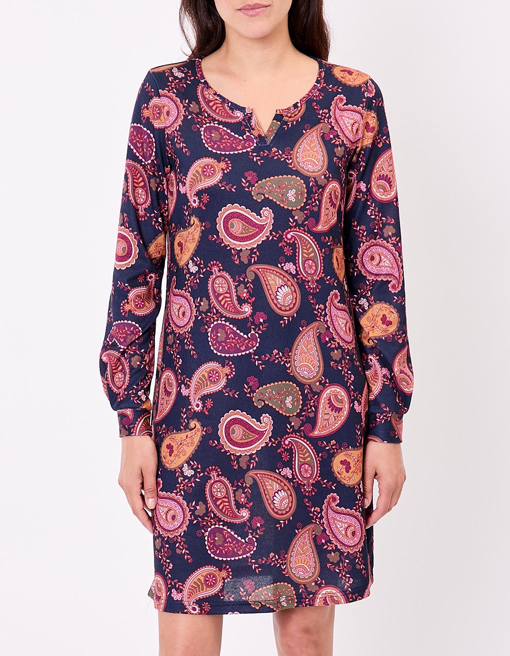 Robe maille fluide imprimé La Fiancée