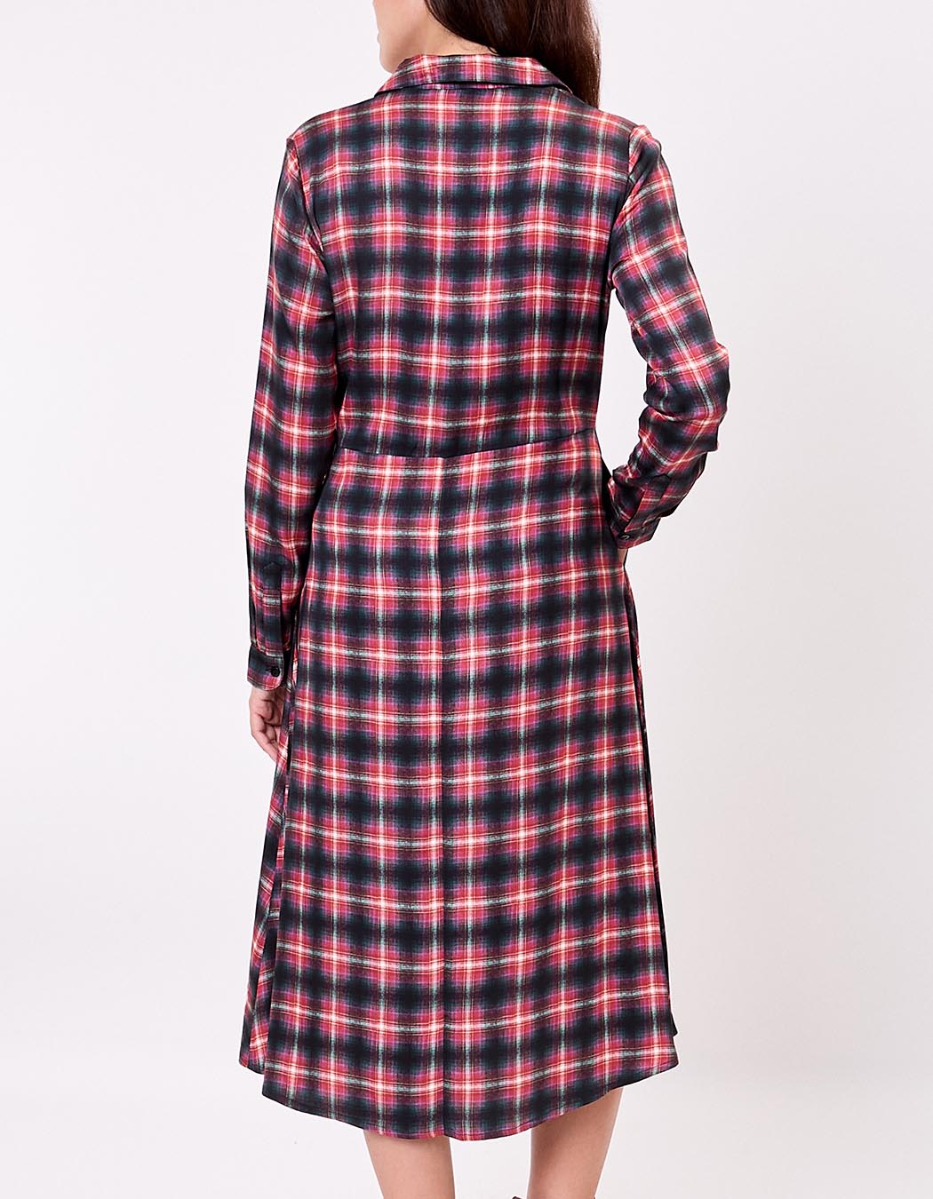 Robe chemise midi fluide à nouer imprimé La Fiancée