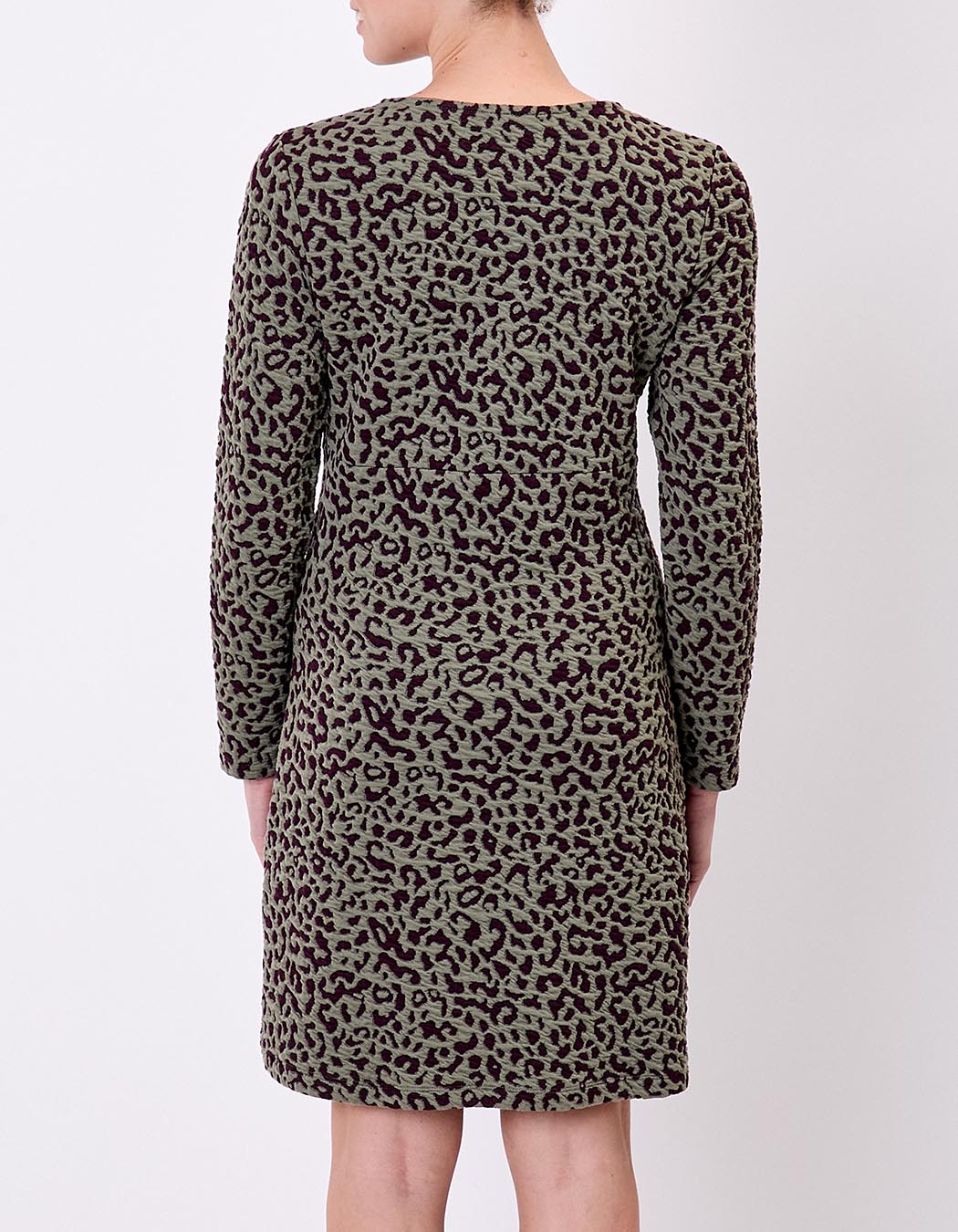 Robe maille jacquard ajustée imprimé La Fiancée