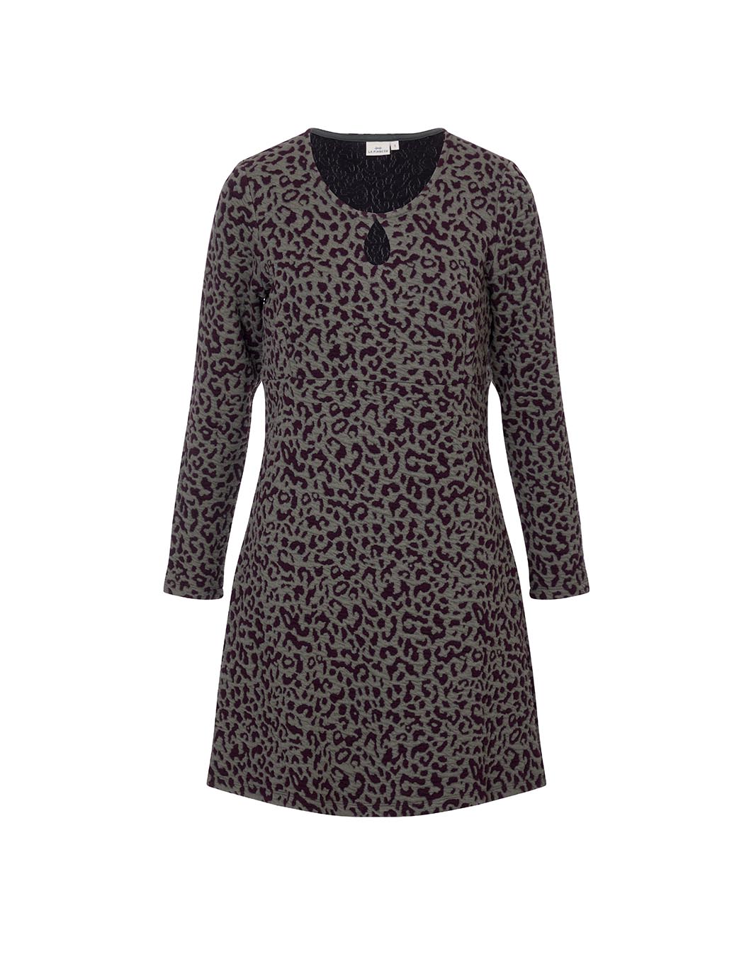Robe maille jacquard ajustée imprimé La Fiancée