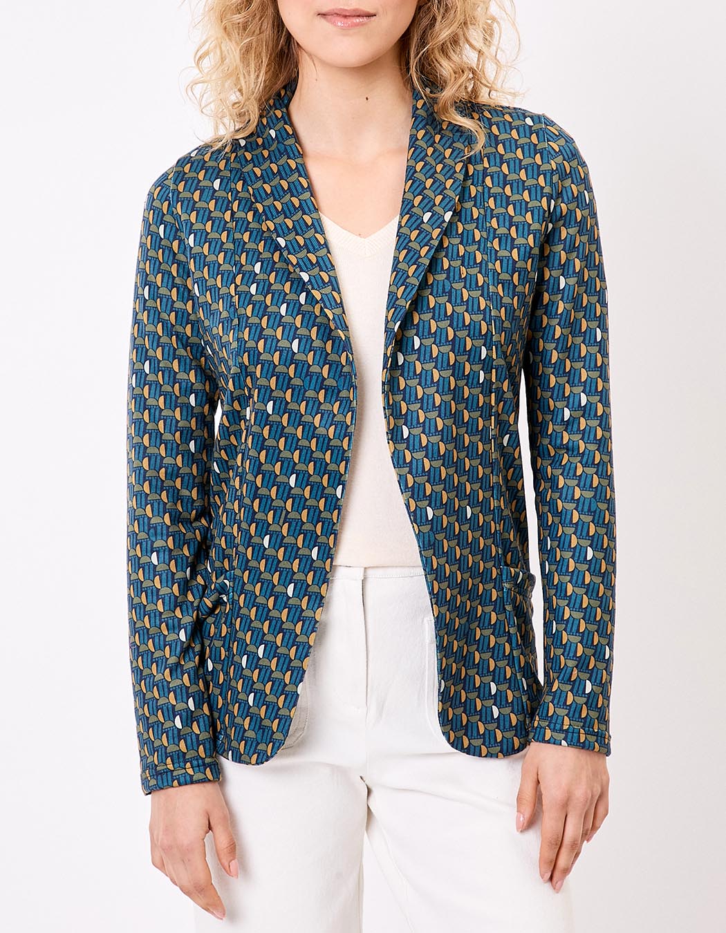 Veste souple maille bio imprimé La Fiancée