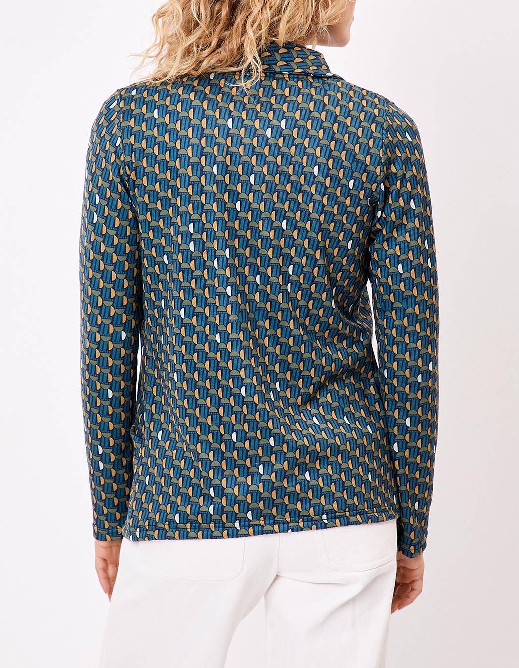 Veste souple maille bio imprimé La Fiancée