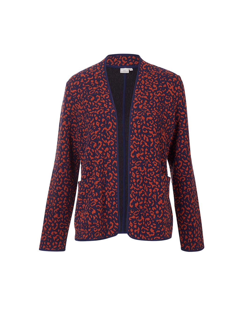 Veste souple maille jacquard imprimé La Fiancée