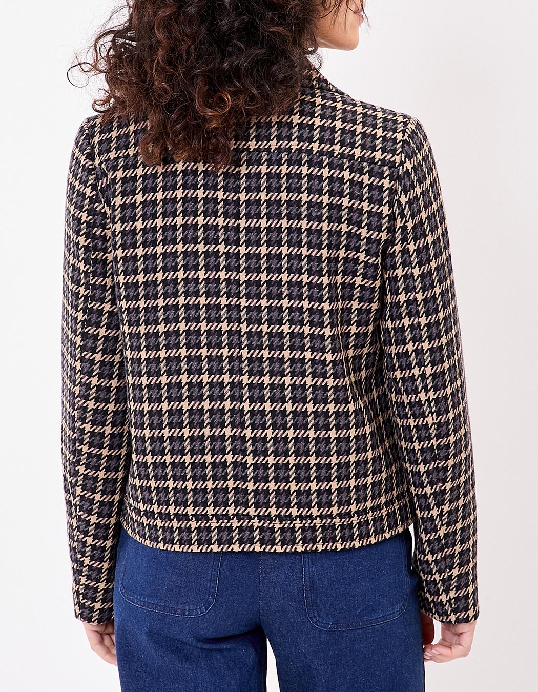 Veste courte en lainage imprimé La Fiancée