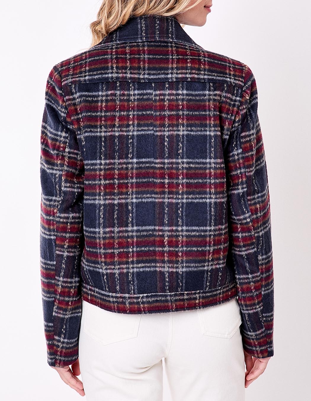 Veste courte en lainage imprimé La Fiancée