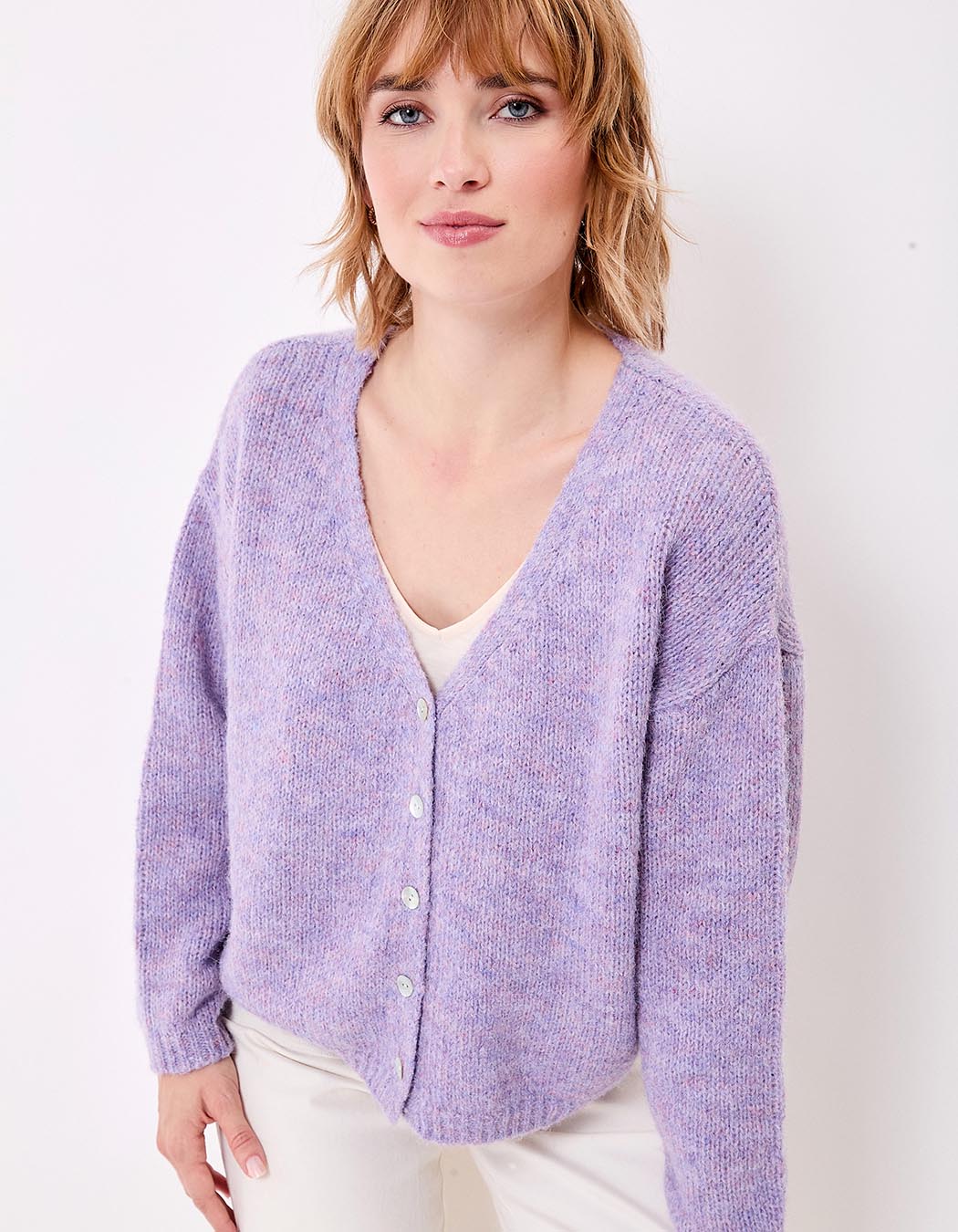 Gilet court femme uni imprimé La Fiancée