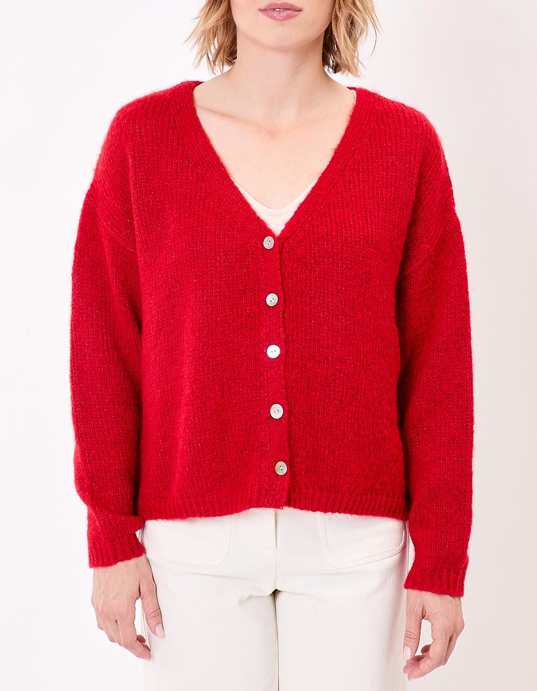Gilet court femme uni imprimé La Fiancée