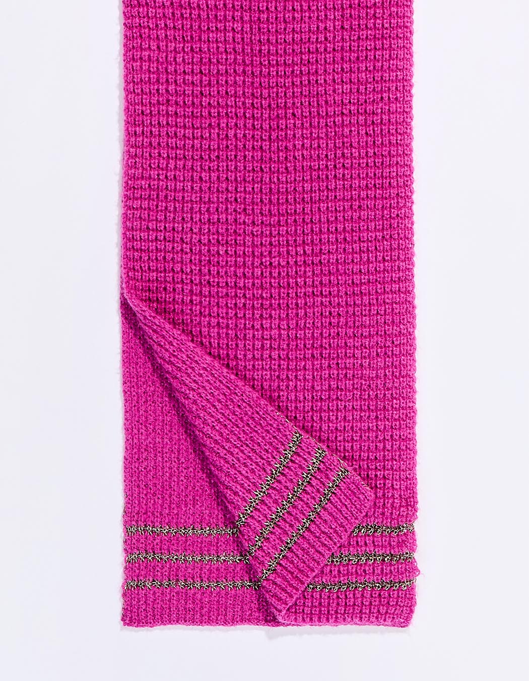 Écharpe maille chaude lurex imprimé Princesse Nomade
