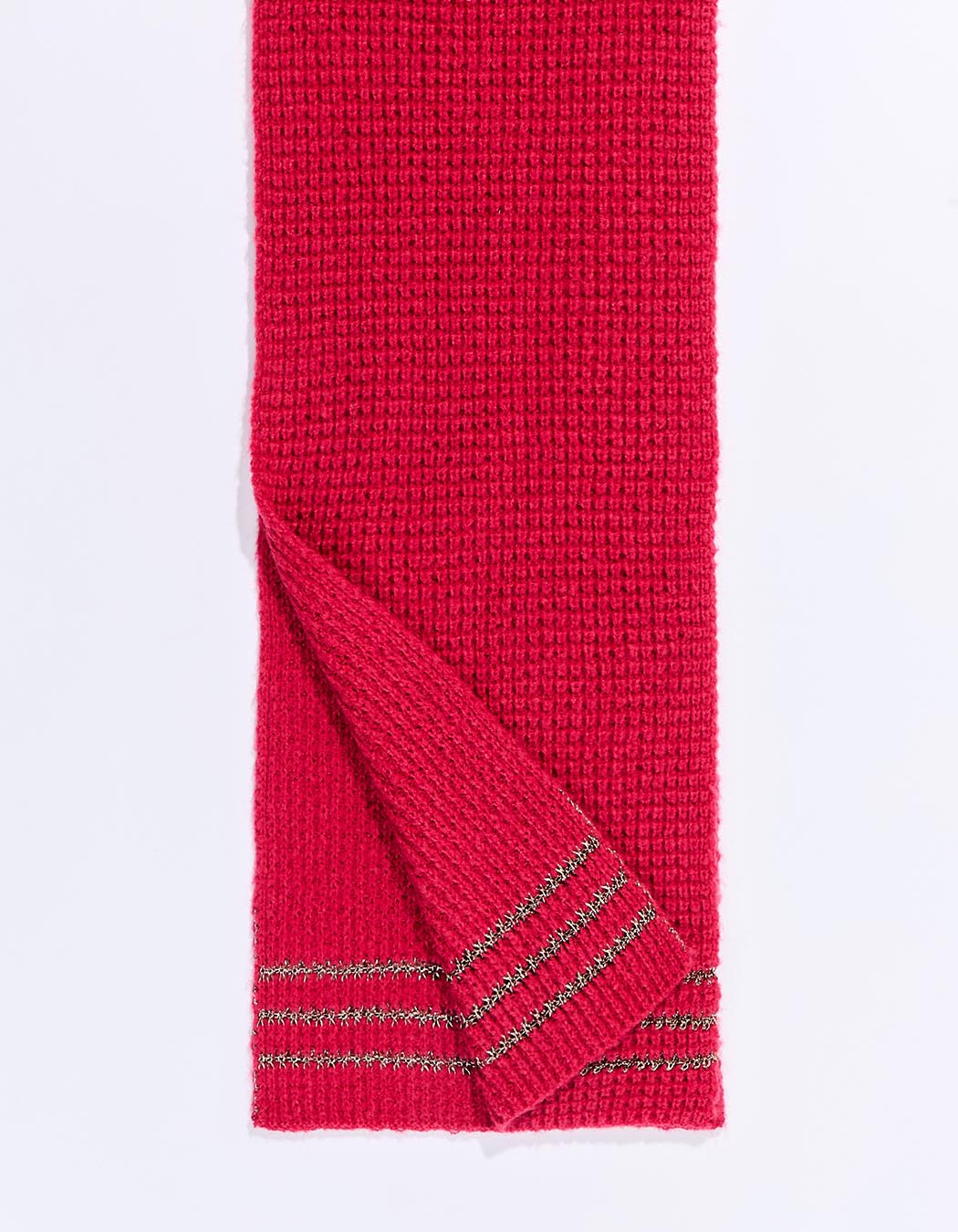Écharpe maille chaude lurex imprimé Princesse Nomade