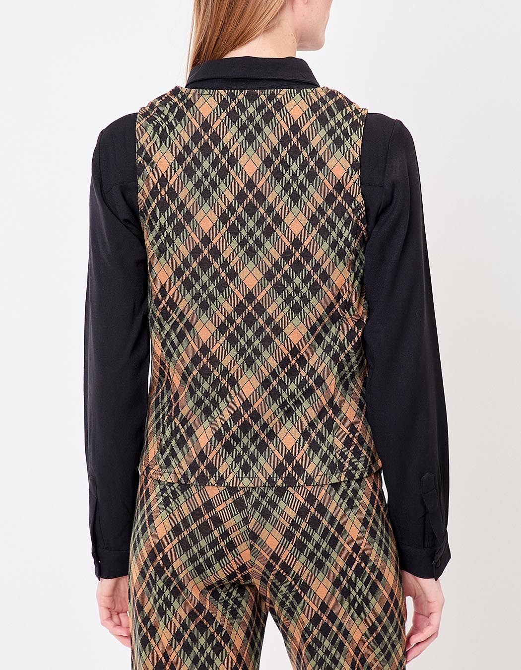 Gilet de costume maille bio imprimé Princesse Nomade