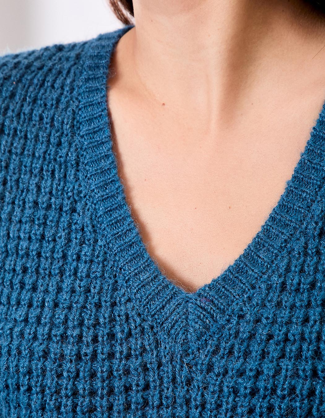 Pull sans manches maille fantaisie imprimé Princesse Nomade