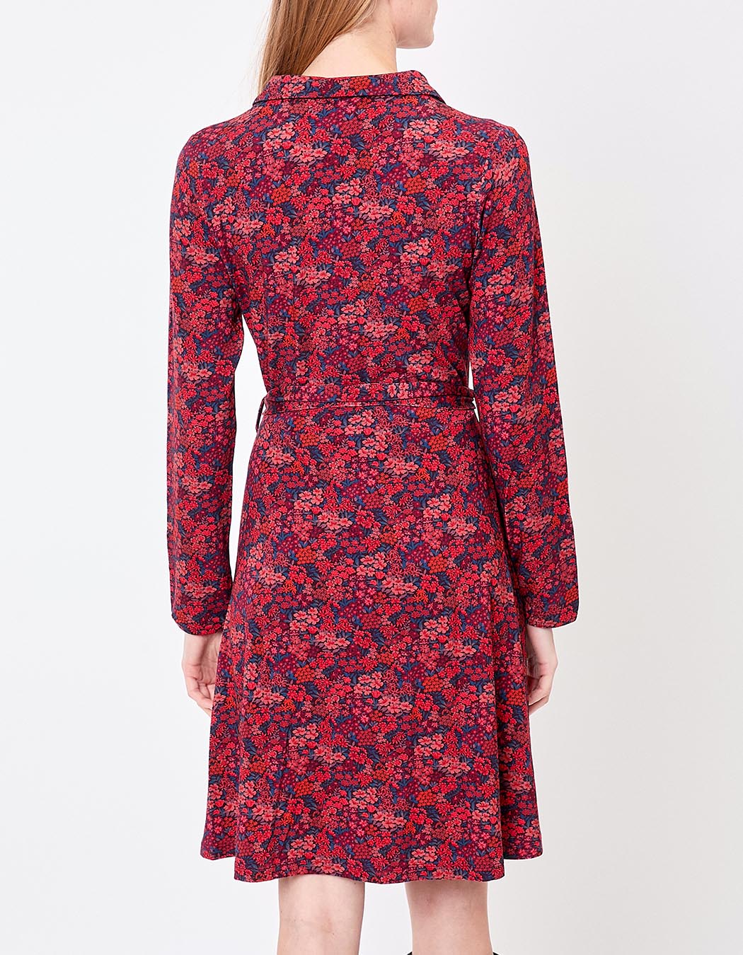 Robe maille fluide ceinturée imprimé Princesse Nomade