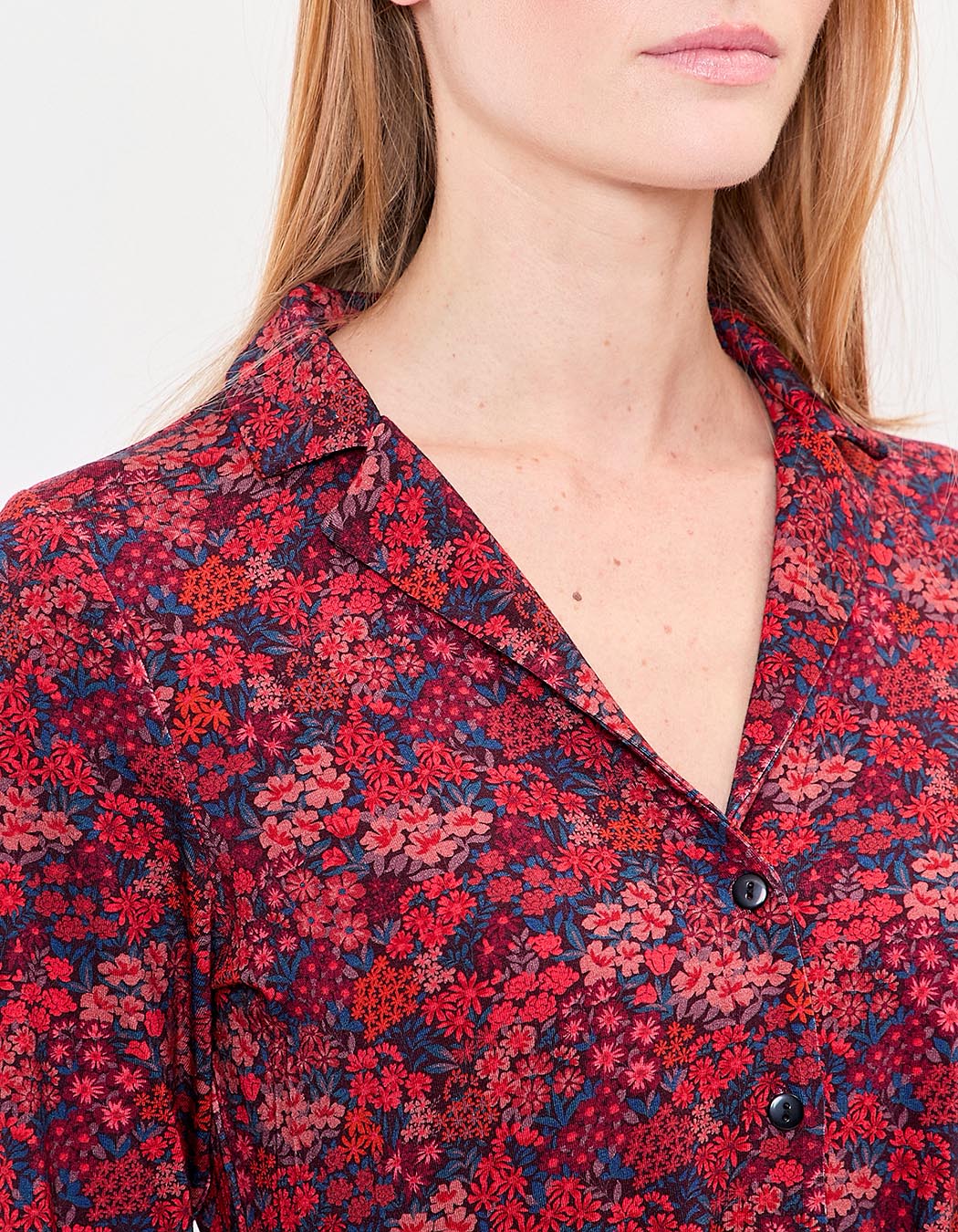 Robe maille fluide ceinturée imprimé Princesse Nomade