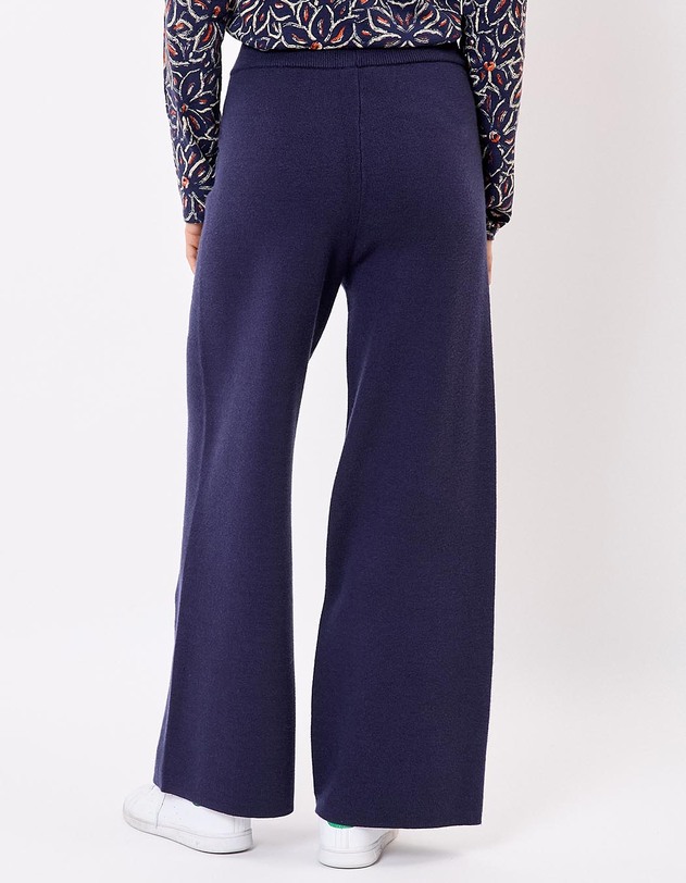 Pantalon maille large imprim&eacute; La Fianc&eacute;e