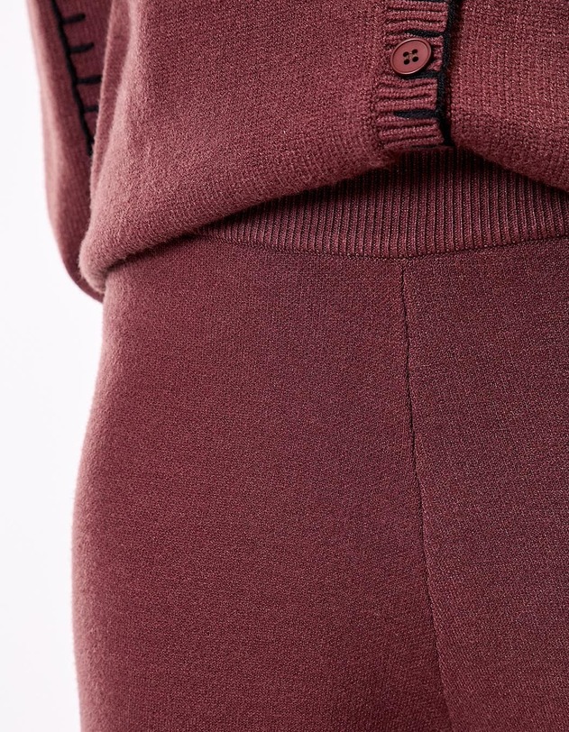 Pantalon maille large imprim&eacute; La Fianc&eacute;e