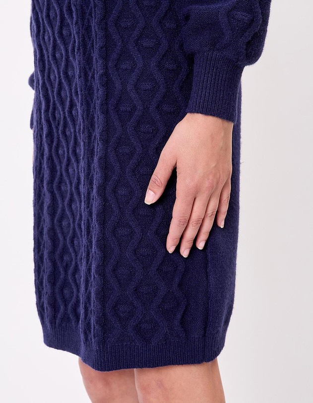 Robe pull maille fantaisie imprim&eacute; La Fianc&eacute;e