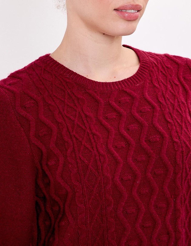 Robe pull maille fantaisie imprim&eacute; La Fianc&eacute;e