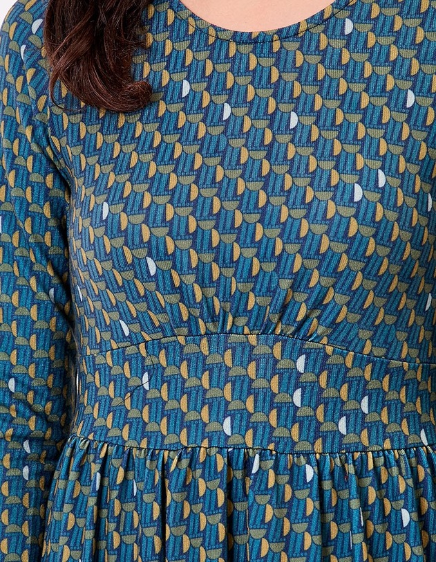 Robe midi maille imprim&eacute; La Fianc&eacute;e