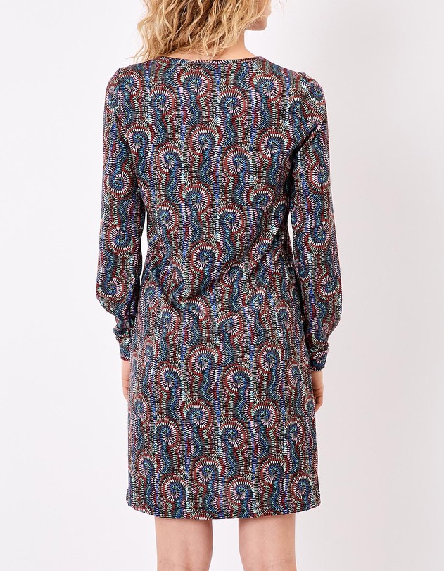 Robe maille fluide imprim&eacute; La Fianc&eacute;e