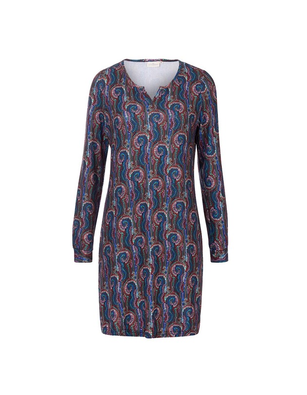 Robe maille fluide imprim&eacute; La Fianc&eacute;e