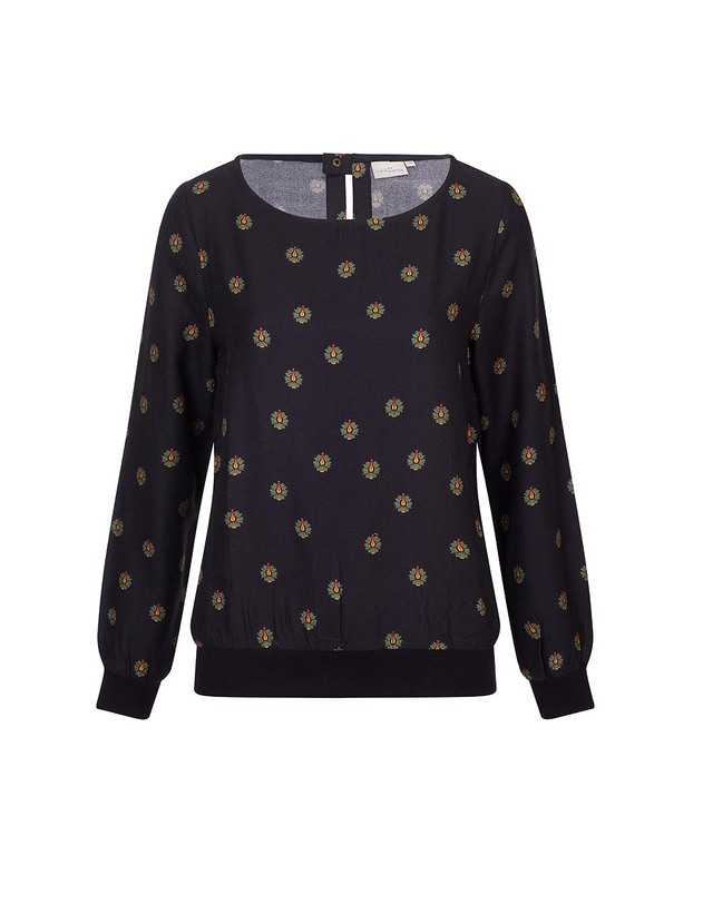 Top fluide esprit sweat imprim&eacute; La Fianc&eacute;e