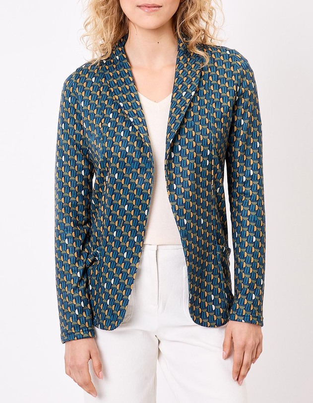 Veste souple maille bio imprim&eacute; La Fianc&eacute;e