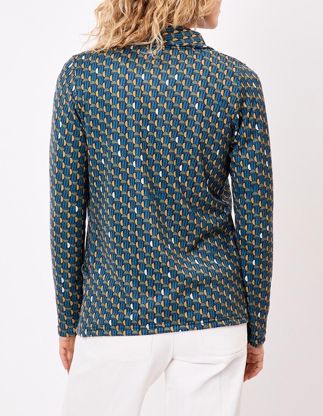 Veste souple maille bio imprim&eacute; La Fianc&eacute;e