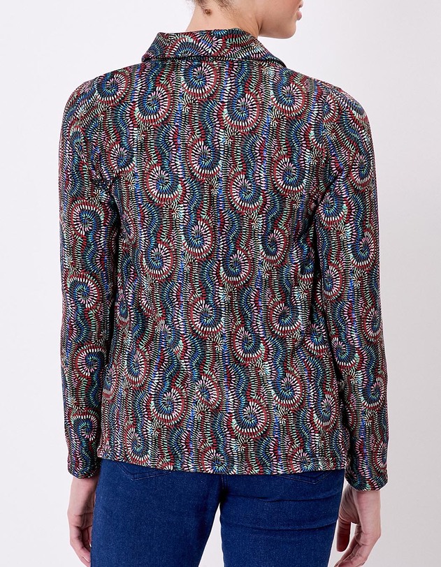 Veste souple maille bio imprim&eacute; La Fianc&eacute;e