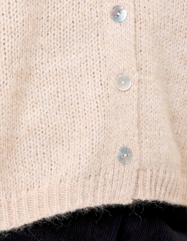 Gilet court femme uni imprim&eacute; La Fianc&eacute;e