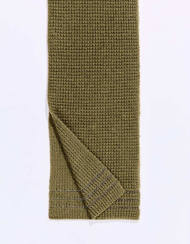 &Eacute;charpe maille chaude lurex imprim&eacute; Princesse Nomade