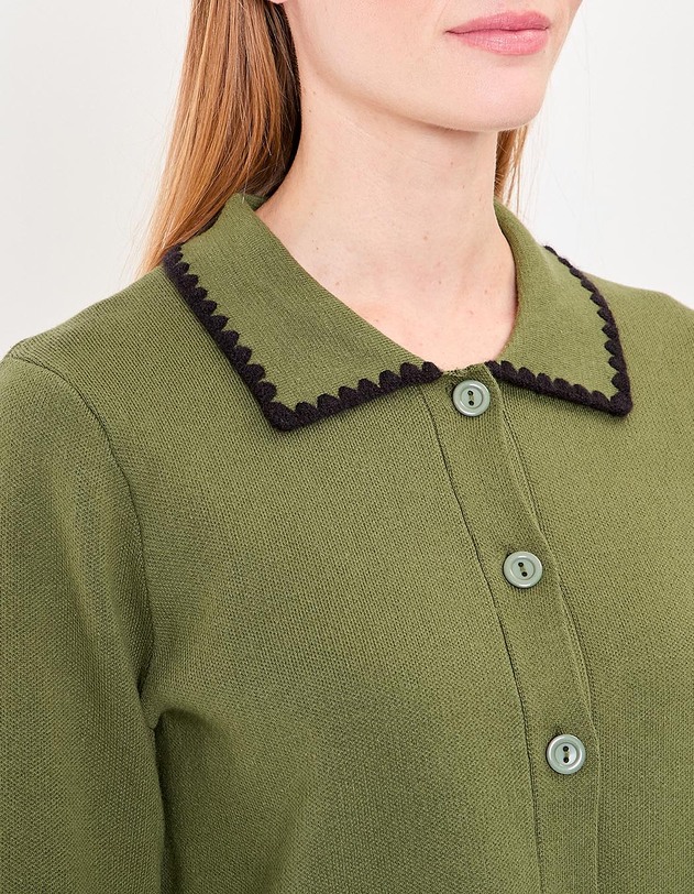 Veste gilet en coton &eacute;pais uni imprim&eacute; Princesse Nomade