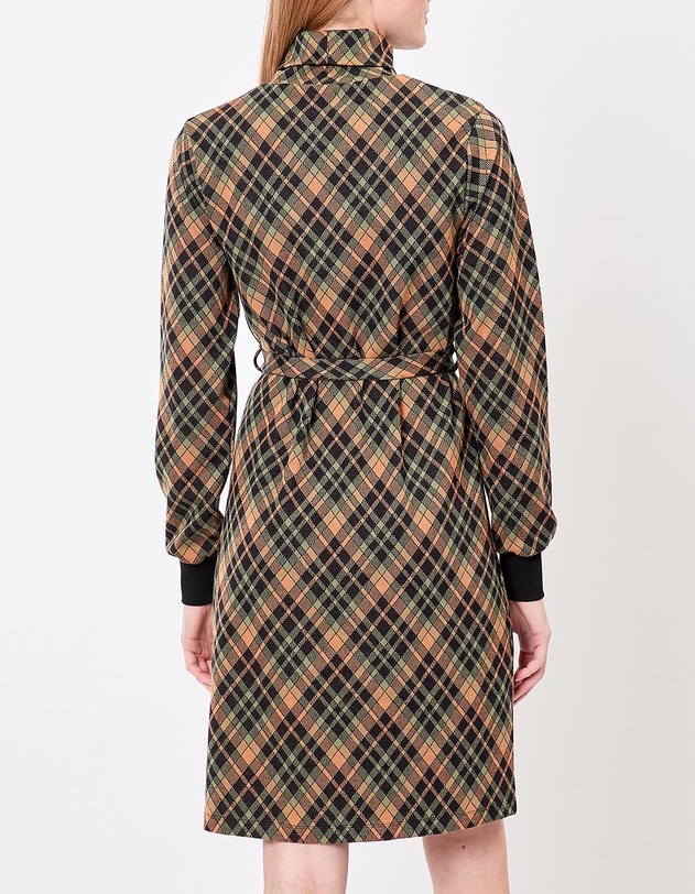 Robe droite maille jacquard bio imprim&eacute; Princesse Nomade