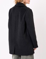 Manteau laine droit imprimé La Fiancée